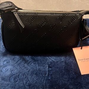Juicy Couture Black Embossed Logo Bag